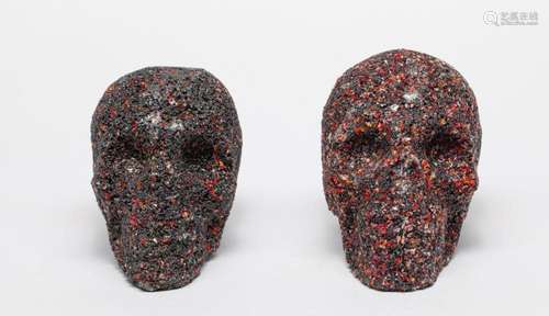 Designed Art Gem Stone Sculpture of Skull