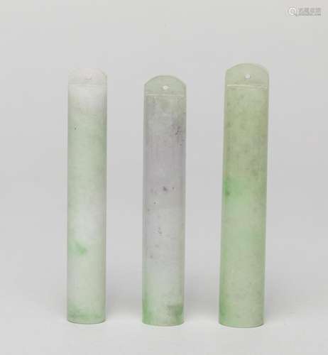 Chinese Translucent Jade Jadeite Carvings