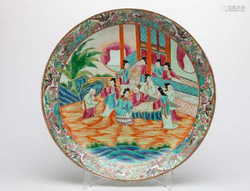 Chinese Famille Rose Porcelain Plate