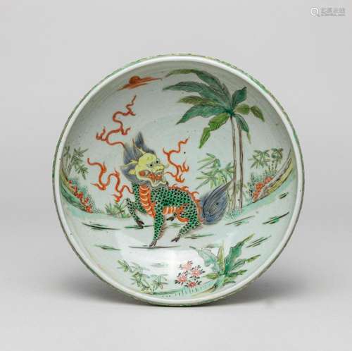 Chinese Wuchai Porcelain Chilin Washer/Bowl