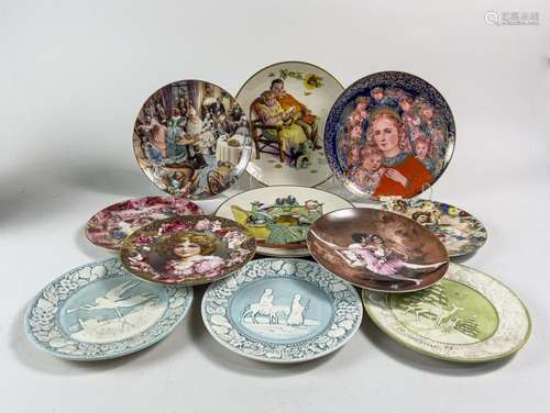 Vintage American Porcelain Story Plates