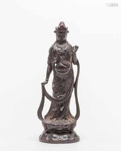 Chinese Zitan Like Wood Carved Buddha