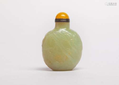 Chinese Russet Jade Snuff Bottle