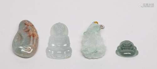 Collectible Chinese Export Jade Jadeite Toggles