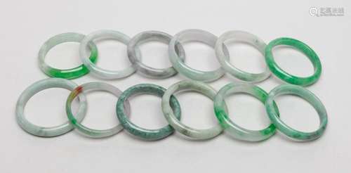 Estate Chinese Jade/Stone Bangles