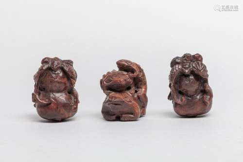 Collectible Japanese Root Wood Netsuke