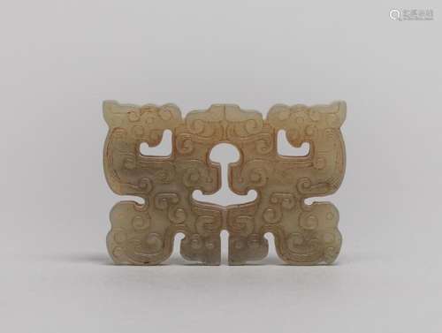 Chinese Jade Toggle of Beast