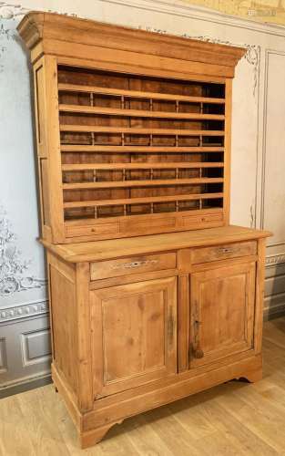 PROVINCIAL FRENCH FRUITWOOD VAISSELIER, 19TH C.