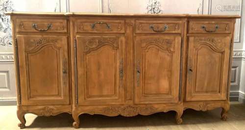 LOUIS XV STYLE NATURAL CHERRY BUFFET