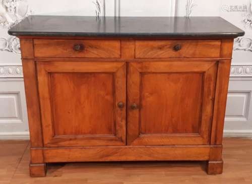 19TH C. FRENCH PROVINCIAL FRUITWOOD BUFFET