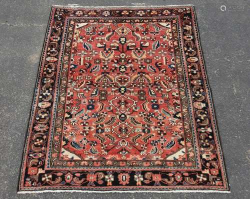 ORIENTAL RUG 5'1" X 7' MESHKABAD