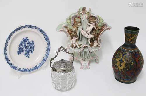 4 PIECE MISC. LOT OF DECORATIVE ITEMS