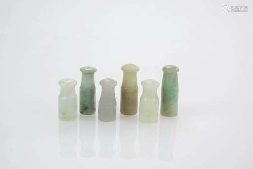 Jadeite Cigarette Holder (in group of 6 pcs)