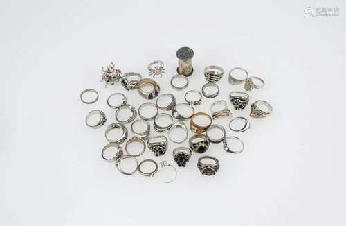 Silver Ring (in Group of 37 pcs)