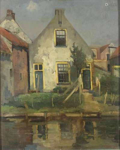 Peintures - Hendrik Pieter Groen (1886-1964) : 'Huizen a...
