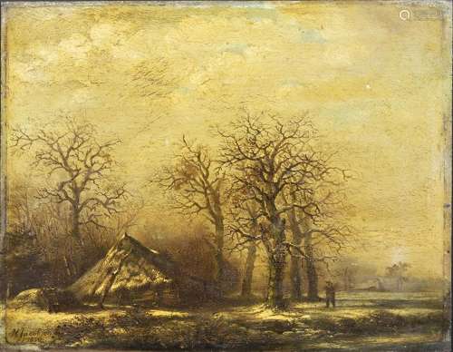 Tableaux - Andrea Gerrit Jacobsen (1806 - 1868) : paysage d&...