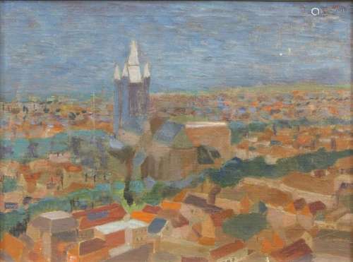 Peintures - Reggi Scherpbier (1910-1991), 'Delft', h...