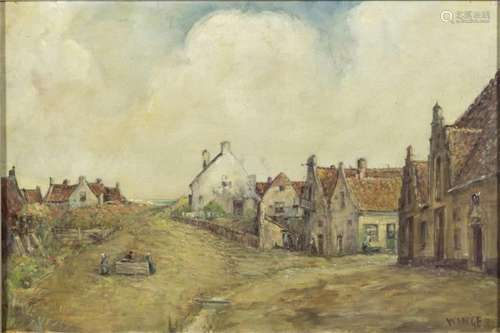 Peintures - Johann Wingen (1874-1956), 'Old Scheveningen...