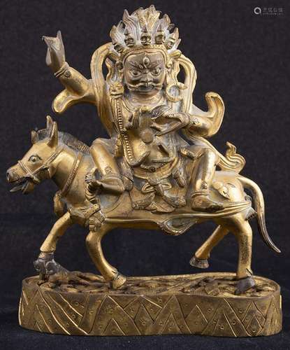 Art et objets d'Asie - Figure de Palden Lhamo en bronze ...