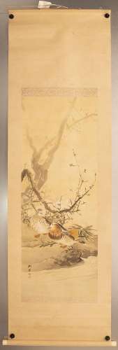 Art et objets d'Asie - Kakemono japonais représentant de...
