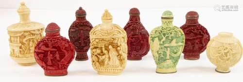 Art et objets d'Asie - Huit flacons de parfum chinois à ...
