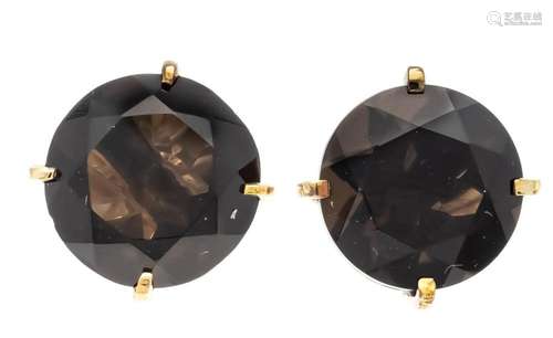 Smoky quartz earrings GG 585/0