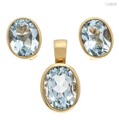 2-piece blue topaz set GG 585/