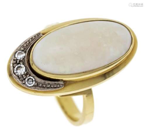 Opal diamond ring GG 585/000 w