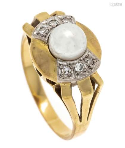 Akoya diamond ring GG/WG 585/0