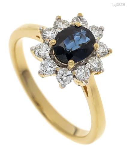 Sapphire diamond ring GG 750/0