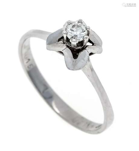 Brilliant ring WG 585/000 with