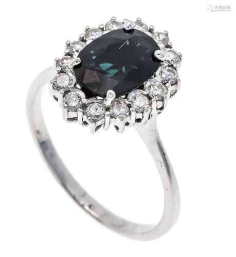 Gemstone diamond ring WG 585/0