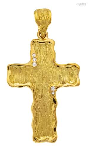 Christ diamond cross pendant G