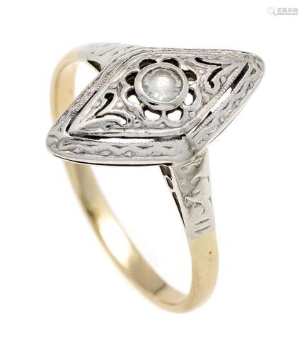 Art deco ring GG/WG 585/000 wi