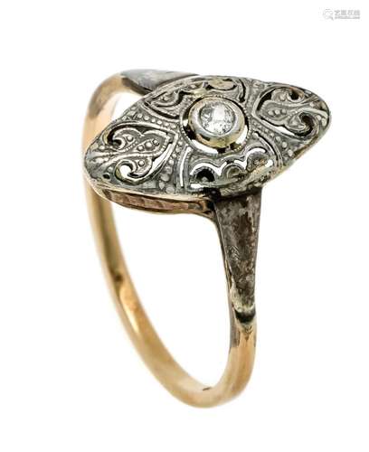 Art deco ring GG/WG 585/000 wi