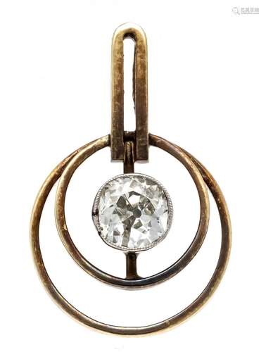 Old-cut diamond pendant GG/WG