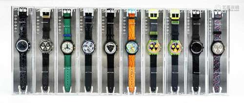 Convolute 2 of 10 Swatch Chron