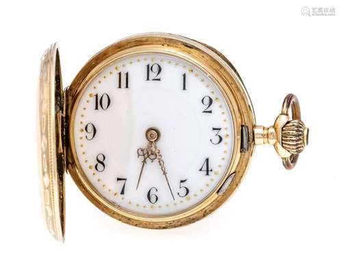 Ladies jump cover pocket watch