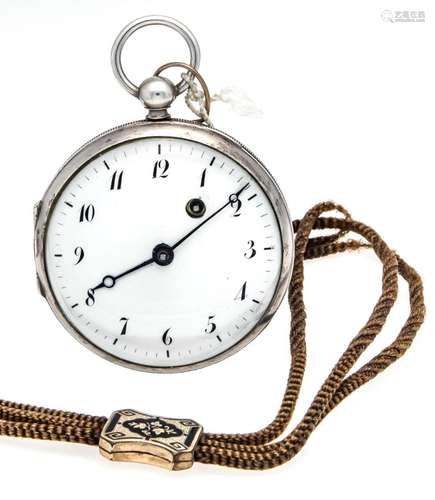 Gentleman's pocket watch silve