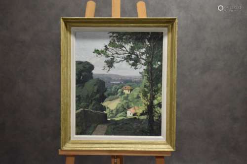 Félix Raoul ETEVE (1902-1967) Paysage, huile sur toile, Sign...