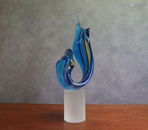 STEFANO TOSO (XXe) MURANO, Sculpture contemporaine en verre ...