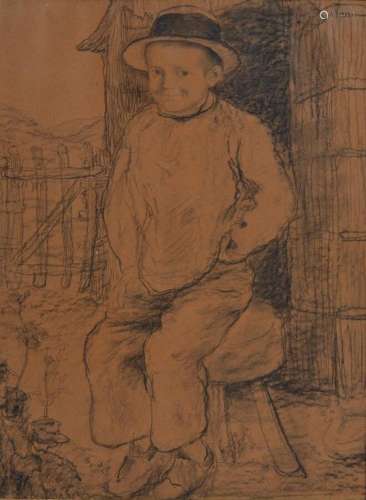 Charles MILCENDEAU (1872-1919)
Portrait de jeune maraichin, ...