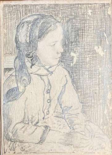 Charles MILCENDEAU (1872-1919)
Petite fille au bonnet, circa...