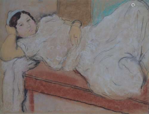 Jean LAUNOIS (1898-1942)
Femme algérienne couchée, circa 192...