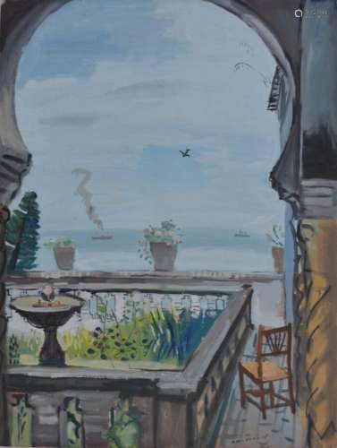 Jean LAUNOIS (1898-1942)
Alger, terrasse de la villa Abd-el-...