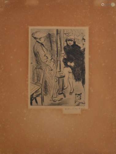Jean LAUNOIS (1898-1942)
Jeune homme contemplant une prostit...