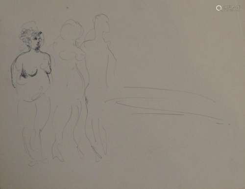 attribué à Jean LAUNOIS (1898-1942)
Prostituées
Encre
20