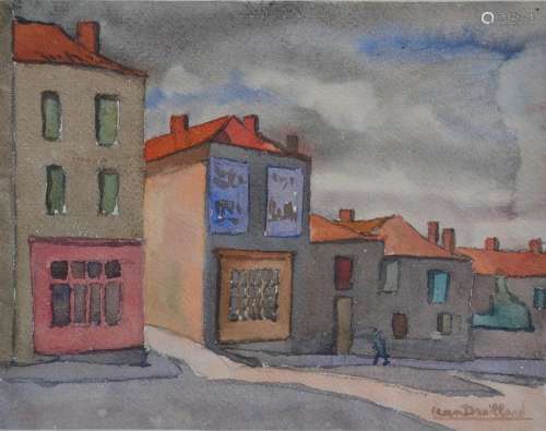 Jean DROILLARD (1913-1985)
Vieux quartier du marché à La Roc...