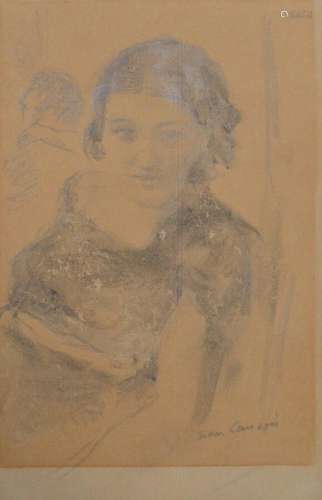 Jean LAUNOIS (1898-1942)
La brune
Dessin signé en bas à droi...