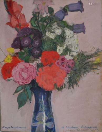 Jean LAUNOIS (1898-1942)
Bouquet de fleurs, 1923